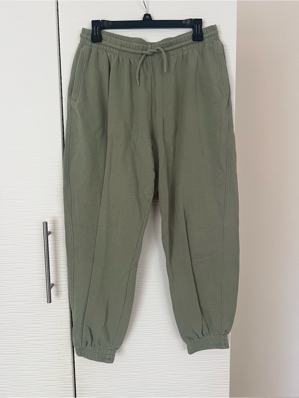 Divided Olive Drawstring Joggers
